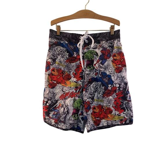 MARVEL Men’s Comic Board Shorts / Size: Small - Picture 1 of 10
